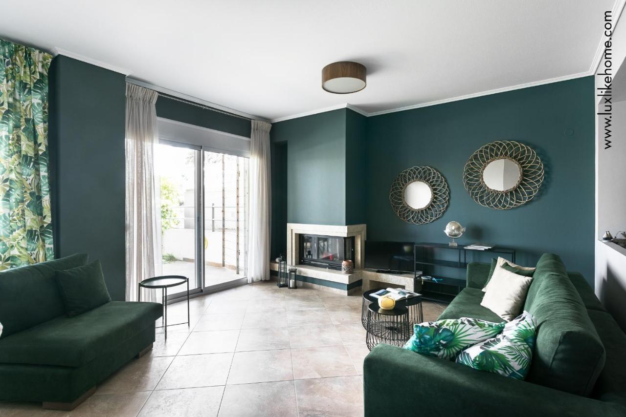 #Luxlikehome - Mediterranee Beachfront Summer House Kalyves Polygyrou Eksteriør bilde