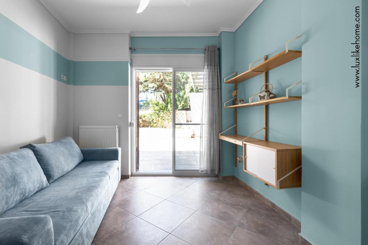 #Luxlikehome - Mediterranee Beachfront Summer House Kalyves Polygyrou Eksteriør bilde