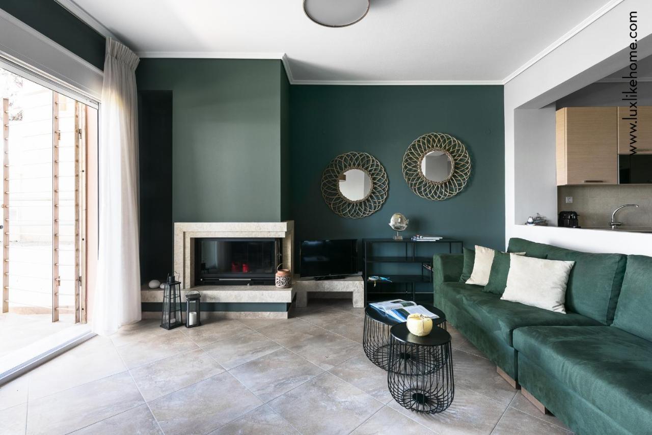 #Luxlikehome - Mediterranee Beachfront Summer House Kalyves Polygyrou Eksteriør bilde