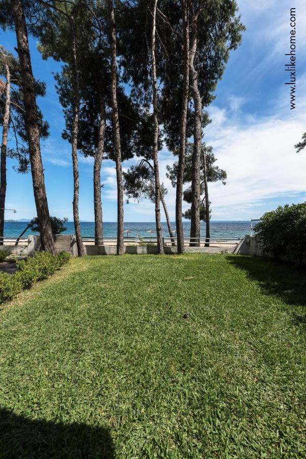#Luxlikehome - Mediterranee Beachfront Summer House Kalyves Polygyrou Eksteriør bilde